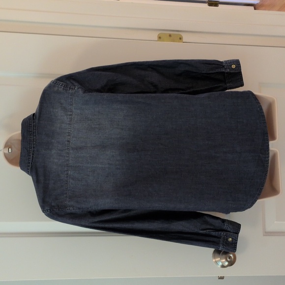 Chico's Denim Button Down Top - Picture 4 of 11